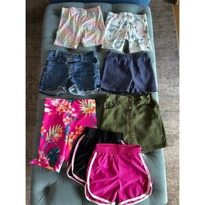 Girls Shorts Bottoms Skirt Bundle size 6-8